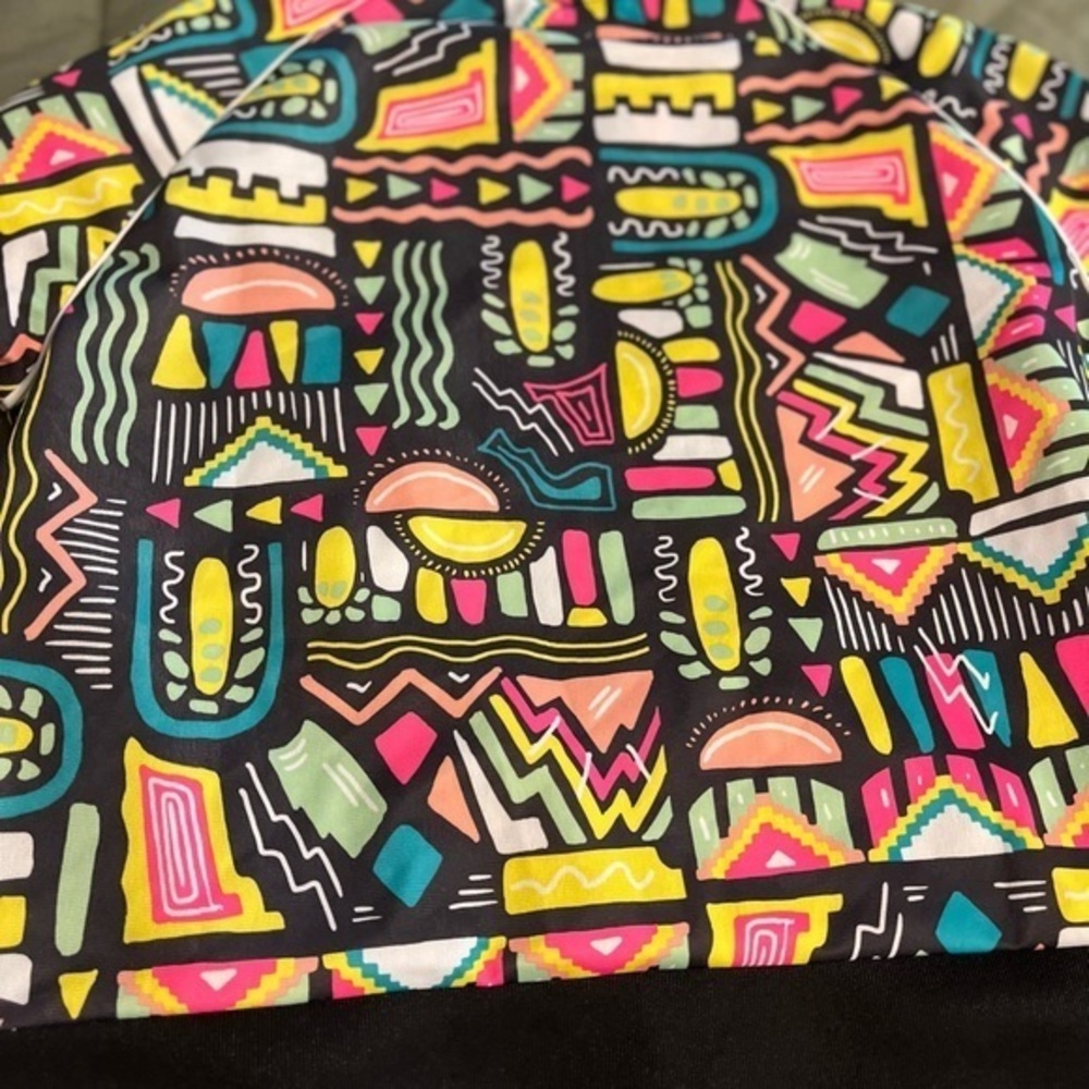 Adidas Girl's Youth Large Cropped SST Full-Zip Track Jacket, All-Over Print - Picture 5 of 6